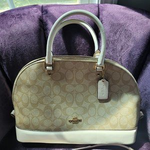 Coach Sierra Satchel Monogram with Crossbody Strap - SOLD